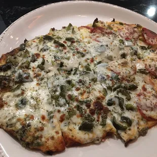 Their "White" pizza with added pepperoni and pickled poblano peppers. Very good