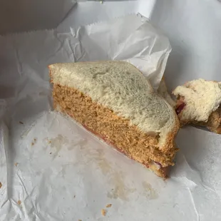 Chipotle chicken salad sandwich