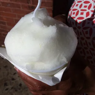 Large lemon water ice