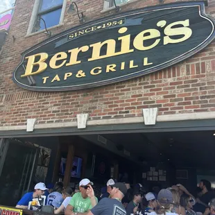 Bernie&apos;s sign