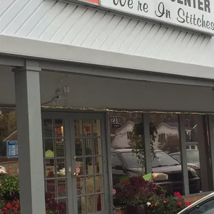 This doesn't do justice to the beautiful plants and the inviting entrance