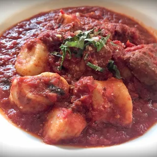Gnocchi with Beef Ragout