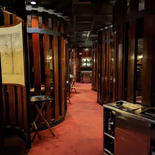 An absolute maze of individual barrel rooms. What a cool, unique space.