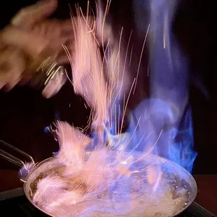 5/5 Banana Foster Dessert for 2. Cinnamon