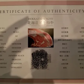 A5 Japanese Wagyu