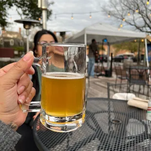 Live entertainment and beers