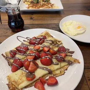 Banana and Nutella Crepes