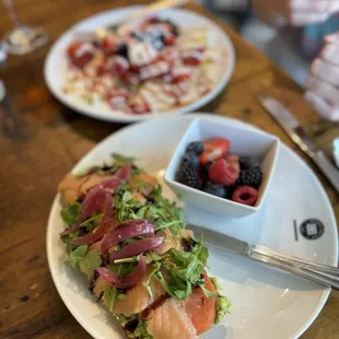 Avo N Lox and B &amp; B Crepes