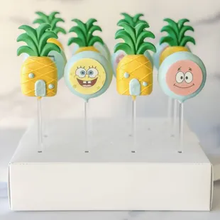 SpongeBob SquarePants Cake Pops