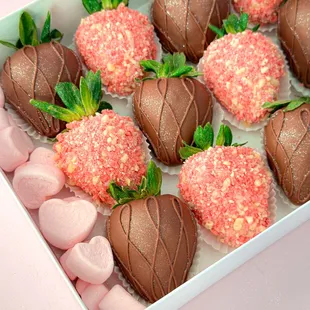 Strawberry Shortcake &amp; Milk Chocolate Covered Strawberries