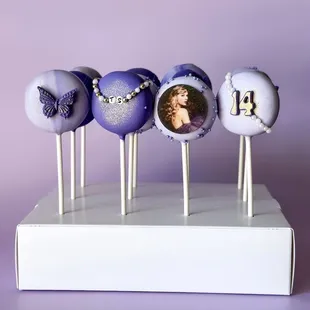 Taylor Swift Inspired Cake Pops