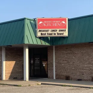 Exterior of restaurant