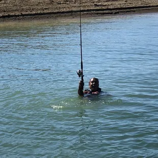 When the fisherman wants shoreline!?