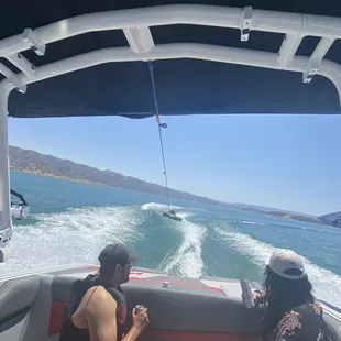 Beautiful CZ Supreme/Water Ferrari. We also rented a wake board and a tube.