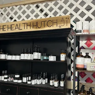 Different booths w/diff products