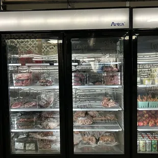 Some of the refrigerated food
