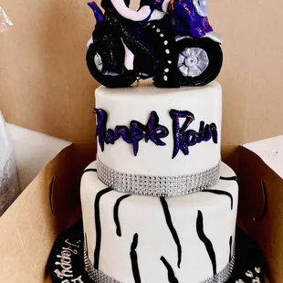 Purple Rain 50th. Bday cake