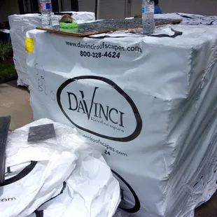 DaVinci Shake, type of composite shake roofing shingles that are designed to look like real hand-split cedar shingles.