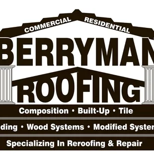Berryman roofing &amp; Siding logo