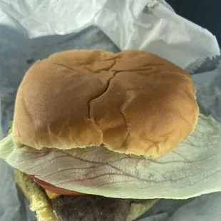 1/4 pound burger. So good.