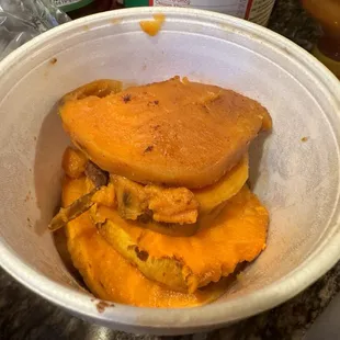 Sliced Yams