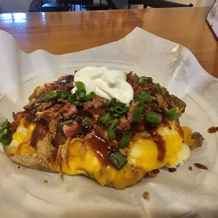 Brisket loaded potato