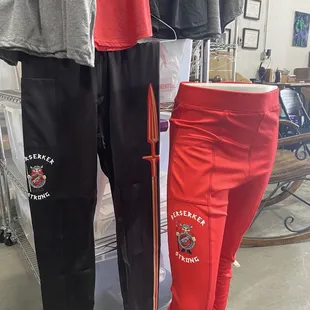 a pair of sweatpants