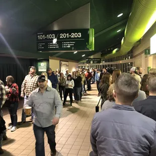 Horrible concession lines