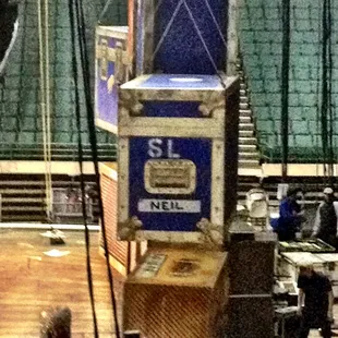 Striking the stage @ Wolstein... Guess who?