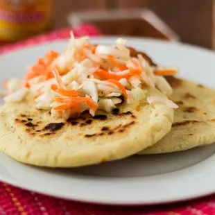 Great Pupusas made fresh every day,,,hand made