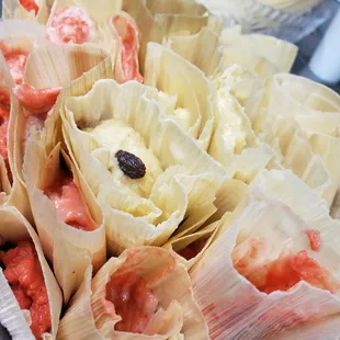 a plate of tamales