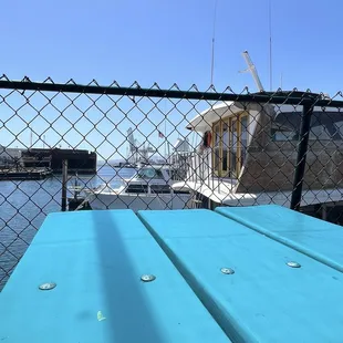 View from the outdoor seating