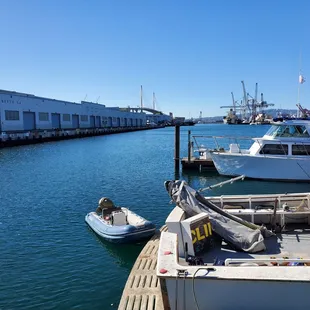 View from the side of the deli