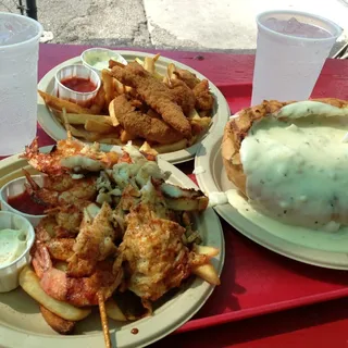 Red Snapper & Jumbo Shrimp Combo