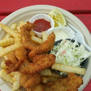 Fish & Shrimp Combo Plate