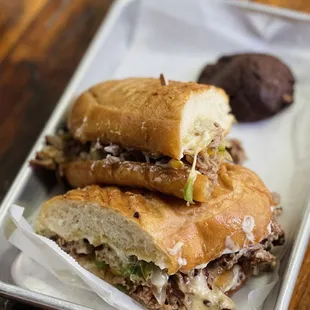 Steak and Cheese Hot Sandwiches