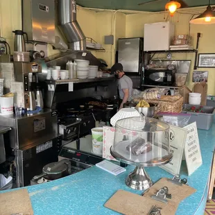 Look how quaint the kitchen is!