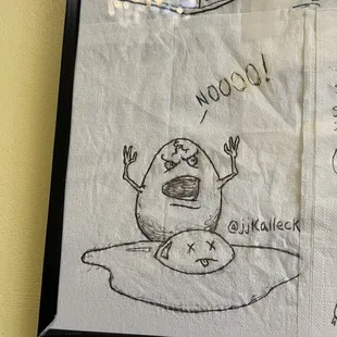 Sampling of the napkin art!