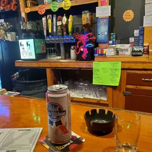 At the bar