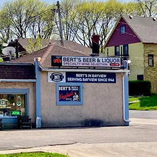 the outside of the building