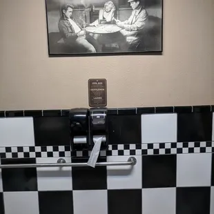 1 of the 2 single bathrooms.