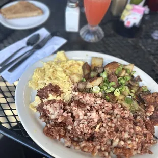 Corn beef hash!