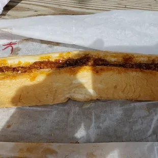 Chili cheese dog!