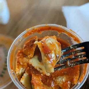 Beef ravioli