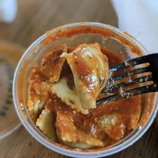 Beef &amp; Spinach Ravioli