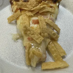 Crab Rangoon Pizza slice