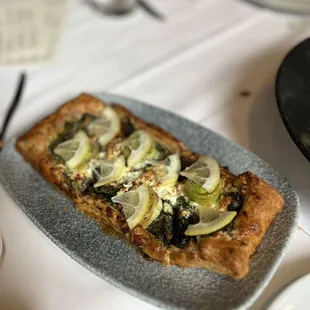 a plate of food on a table