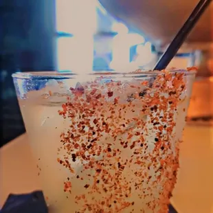 Bésame&apos;s perfectly crafted margarita w/ Tajín.