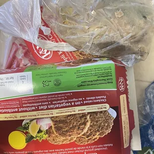 Frozen food with mold