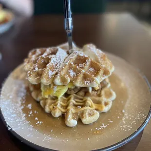 Chicken &amp; waffle sandos $19